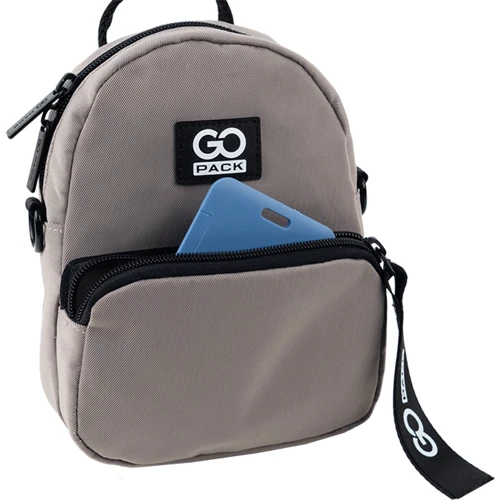 Мини рюкзак-сумка GoPack Education Teens 181XXS-1 бежевый (GO24-181XXS-1): Размер M (130-145 см)