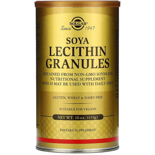 Solgar Soya Lecithin Granules, 16 oz (454 g) (SOL01561)