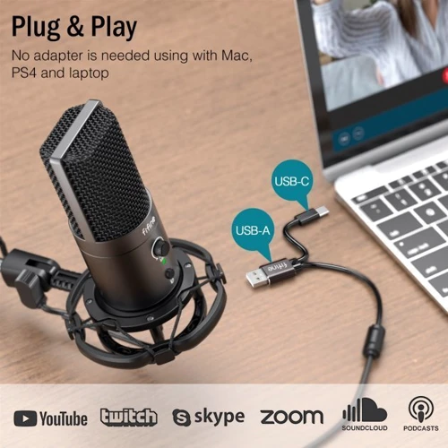 Мікрофон FIFINE T683: Тип звуку Моно