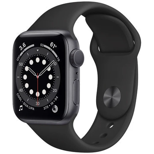 Apple Watch Series 6 40mm GPS Space Gray Aluminum Case with Black Sport Band Approved