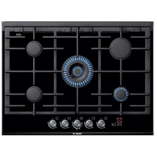Варильна поверхня газова Bosch PRR 726 F 71: Розташування панелі спереду