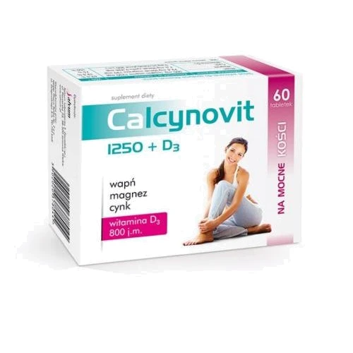 Protego Calcynovit 1250 D3 Комплекс минералов с витамином D3 60 таблеток
