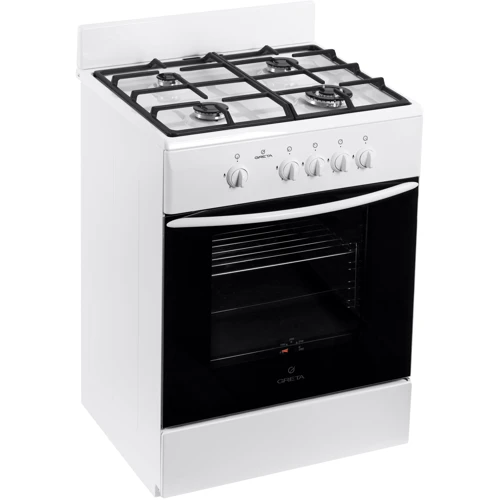 Газовая плита Greta 600-13 (GG 6000 CF 38 (W): Размеры (ВхШхГ): 85x60x54 см