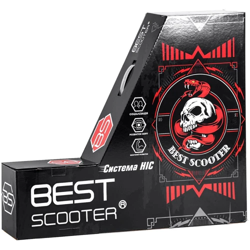 Самокат трюковий Best Scooter червоний (46409): Тип коліс литі