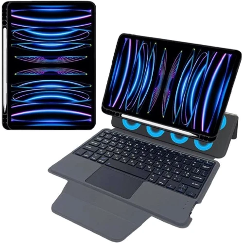 Аксессуар для iPad AirOn Premium Case Smart Keyboard Black for iPad Pro 11 (2018-2021) (4822352781096): Особенности Складывается в подставку, Приятен на ощупь, отделение для стилуса, оснащен трекпадом, Надежная защит