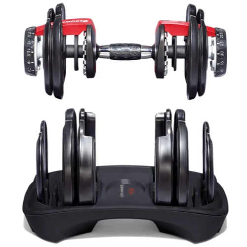 Гантель Bowflex SelectTech 552i 2х24 кг (400026): Покрытие резина