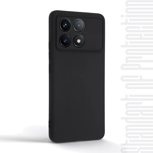 Чохол для телефона ArmorStandart Matte Slim Fit Camera cover Black для Xiaomi Poco F6 Pro (ARM73511): Тип накладка на заднюю часть