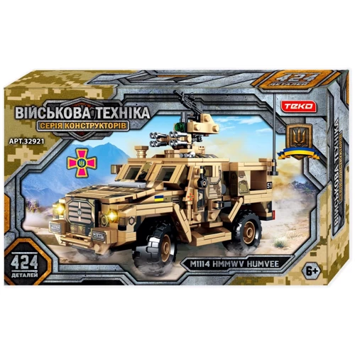 Конструктор Teko Военная техника 424 детали (32921)