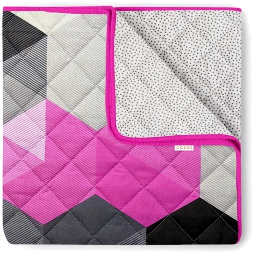 Покривало двостороннє Cosas Ромб Троянда 155х240 см (4822052073025)