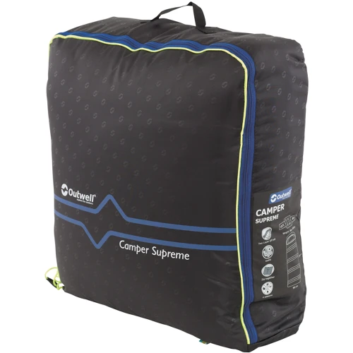 Спальный мешок Outwell Camper Supreme/-9°C Petrol Blue Left (230352): Длина 235 см