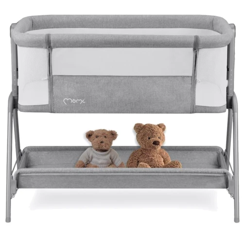 Приставная кроватка MoMi Fibi Серая (LOZE00004)