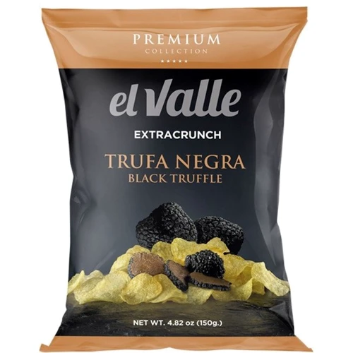 Чипсы картофельные El Valle Trufa Negra Premium Collection со вкусом черного трюфеля 150 г (8437001210671)