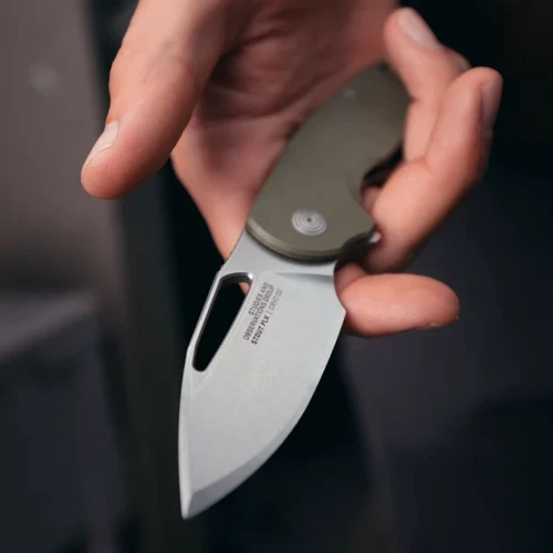 Нож SOG x Mikkel Collaboration Stout Green/Silver (SOG 14-03-01-57): Длина клинка, см 6.65