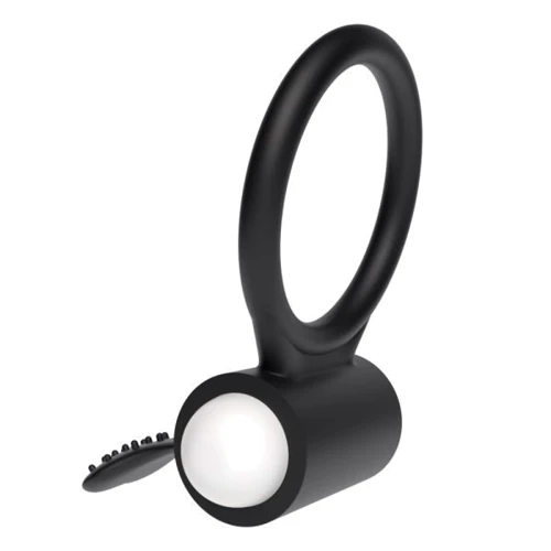 Эрекционное виброкольцо LoveToy Power Clit Cockring, Black