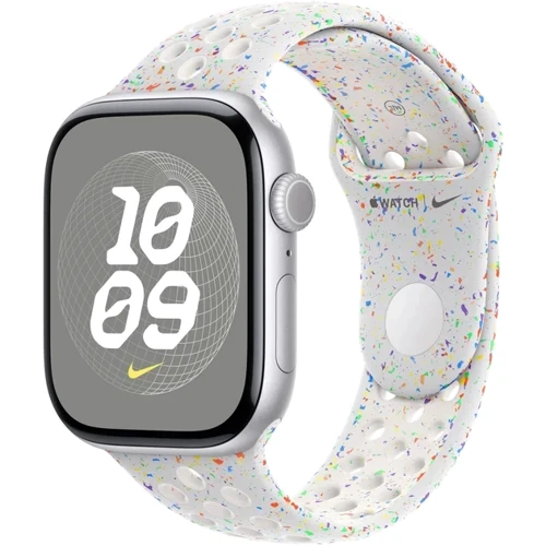 Apple 46mm Pure Platinum Nike Sport Band - S/M (MYL43ZM/A): Совместимость Apple Watch 46mm, Apple Watch 44mm, Apple Watch 45mm, Apple Watch 49mm
