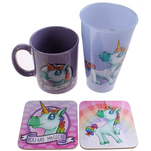Подарочный набор посуды GB eye Unicorn Magical: Материал керамика