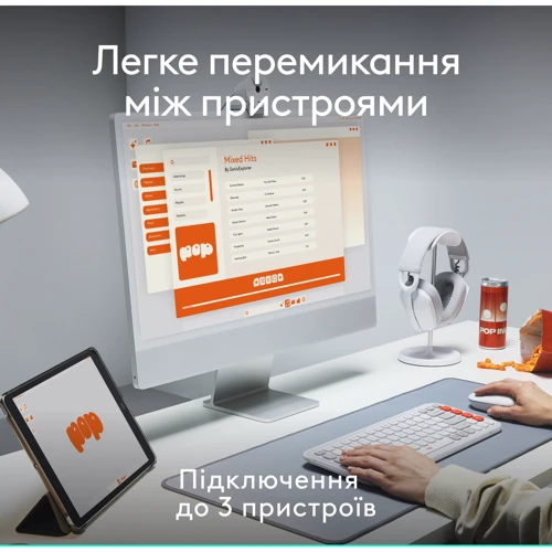 Комплект беспроводной Logitech POP Icon Combo Graphite (920-013156) фото 7