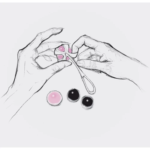 Мощный магнитный тренажер Кегеля Geisha balls Magnetic - Gvibe (Англия)