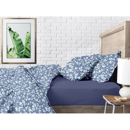 Підковдра дитяча Cosas Flowers white blue 110х140 (4822052080788): Розмір для кроваток 120x80см