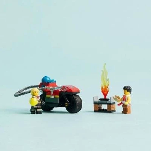Конструктор LEGO City Пожарный спасательный мотоцикл 57 деталей (60410) фото 6