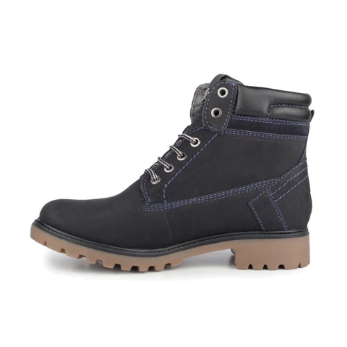 Черевики Wrangler Creek Fur S (WL12500R-016) 37 сині натуральний нубук зима фото 2