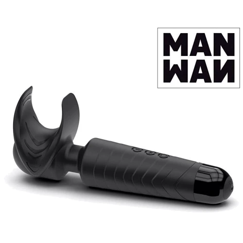 Мастурбатор-вібромасажер Manwan MAN.WAND, відмінно для пар, вібро-мінет, 20 режимів
