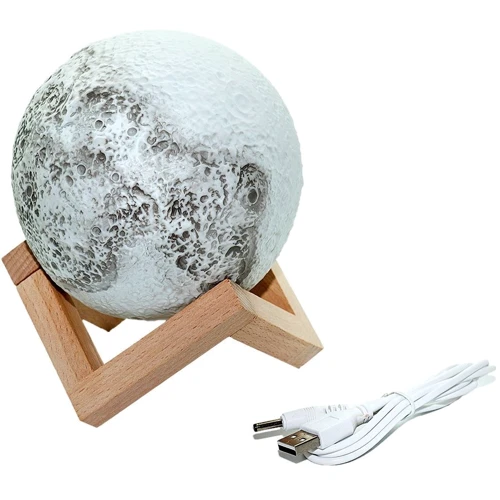 Настольный светильник Magic 3D Moon Light Touch Control 15 см UFT Moonlamp: Режим подсветки Холодный свет, Тёплый свет