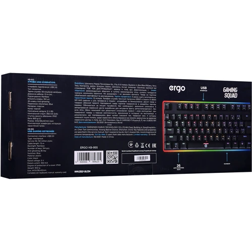 Клавиатура ERGO KB-955 фото 11