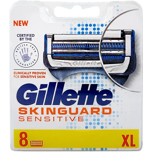 Gillette SkinGuard Sensitive Змінні касети для гоління 8 шт