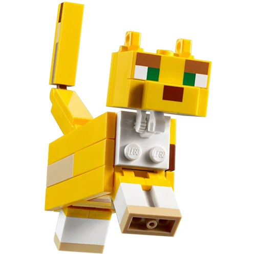 Конструктор LEGO Minecraft Большие фигурки Minecraft, Крипер и Оцелот 184 детали (21156) фото 5