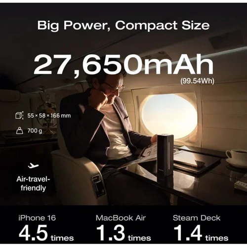 Внешний аккумулятор EcoFlow Power Bank 27650mAh RAPID Pro 300W Black (EF-RAPIDPRO27K-EU)