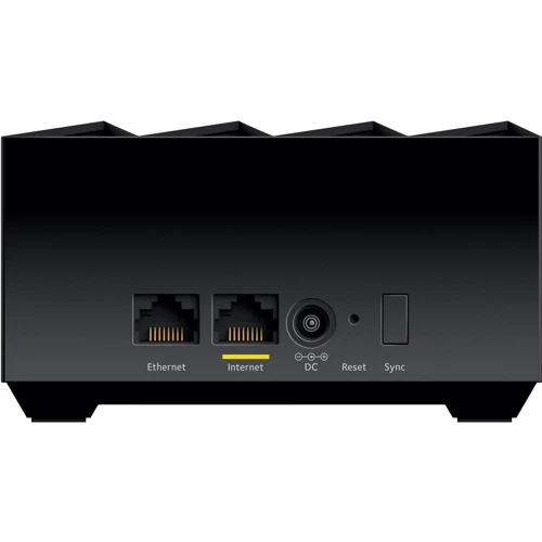 Маршрутизатор Wi-Fi Netgear Nighthawk Dual-Band AX1800 2-Pack MK62 (MK62-100PES): Интерфейс подключения (LAN-порт) 1x10/100/1000 Ethernet
