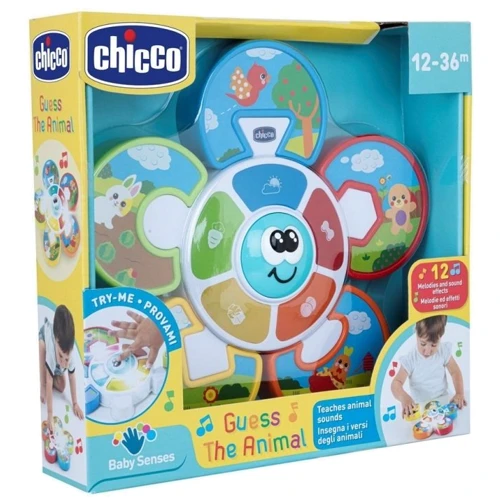 Іграшка-сортер Chicco Вгадай тварину (10602.00): Призначення іграшки Допитливість, Координація рухів, Розвиток уваги, Дрібна моторика, Логічне мислення