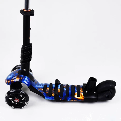 Самокат 5в1 Best Scooter (PU колеса с подсветкой) Абстракция Multicolor (100057): Тип колес литые