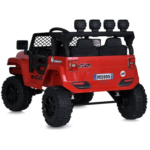 Дитячий електромобіль Bambi Racer Позашляховик червоний (M 5995EBLR-3(24V))