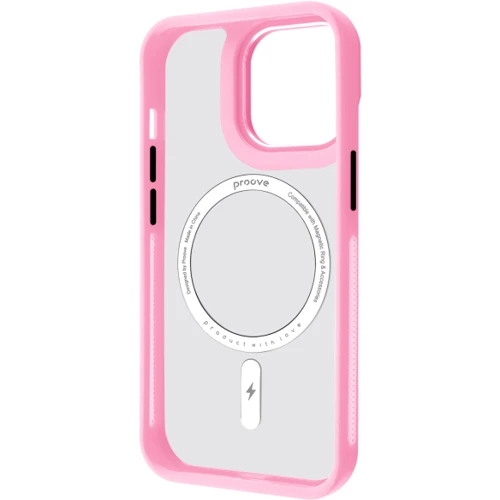Чехол для iPhone Proove Clear Essence Case with Magnetic Ring Pink Sand for iPhone 15 Pro: Тип чехла накладка на заднюю часть