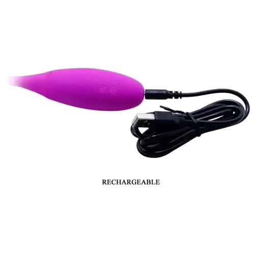Гибкий двусторонний вибратор Pretty Love - Snaky Vibe (BI-014327-2)