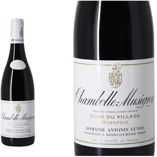 Вино Antonin Guyon Chambolle Musigny Clos du Village 2020 червоне сухе 0.75 л (BWW7960): Вид напою сухе