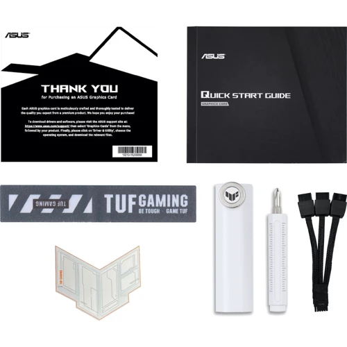 Видеокарта ASUS TUF Gaming GeForce RTX 5070 Ti 16GB GDDR7 White OC Edition (TUF-RTX5070TI-O16G-WHITE-GAMING)