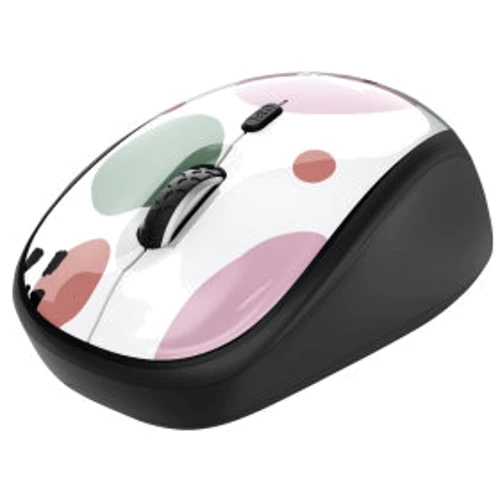 Мишка Trust YVI Wireless Pink Circles (24441): Кількість кнопок 4