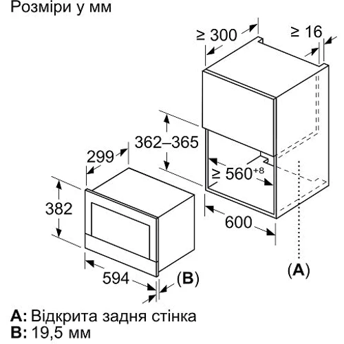 Встраиваемая микроволновая печь Bosch BFL7221B1
