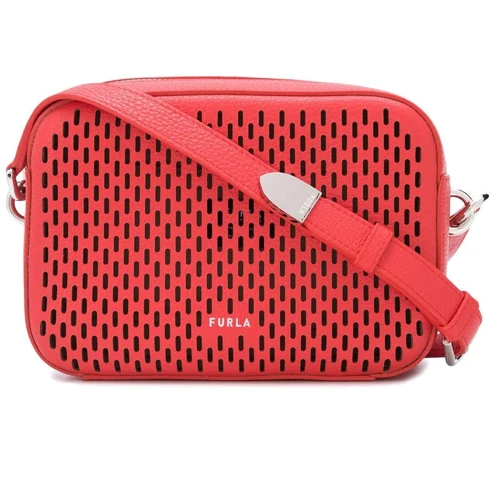 Женская сумка кросс боди Furla Block Mini красная (1060264)