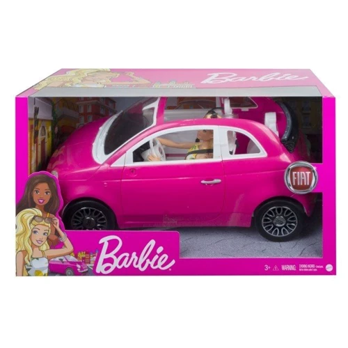 Набор с куклой Barbie Фиат розовый фото 5