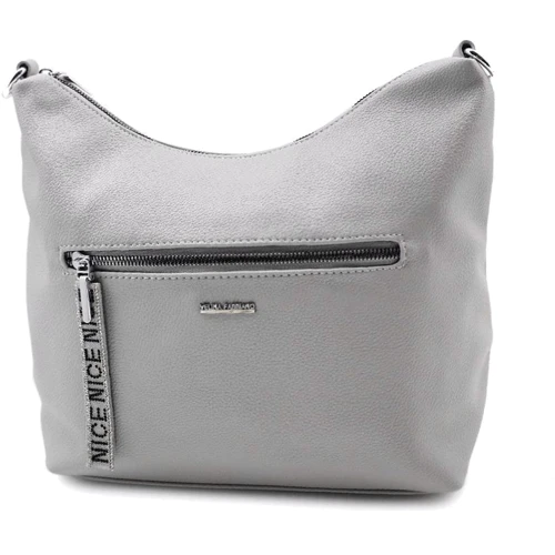 

Женская сумка-хобо Velina Fabbiano серая (7772448)