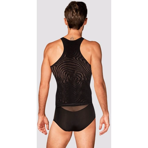 Эротическая майка Obsessive T103 black S/M/L