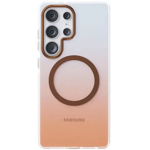 Чехол для телефонов Epik TPU+PC Phantom with MagSafe Rose Gold for Samsung S938 Galaxy S25 Ultra