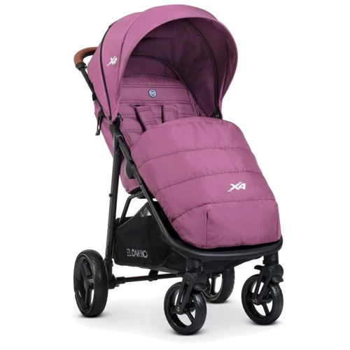 Прогулочная коляска El Camino X4 Plum (ME 1024L): Количество блоков 1