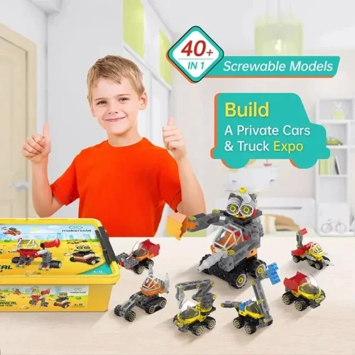 Конструктор Makerzoid Big Building Blocks-Mechanical Engineering Team (MKZ-OBK-MET): Виробник Makerzoid