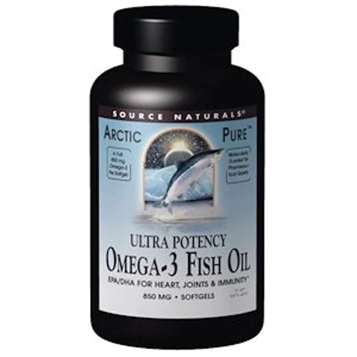 Source Naturals Ultra Potency Omega-3 Fish Oil, 850 mg, 60 softgels