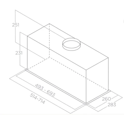 Вытяжка Elica CT23 BL MAT/A/72: Тип монтажа Встраиваемый